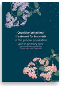 Cover (kleur) proefschift: Cognitive behavioral treatment for insomnia